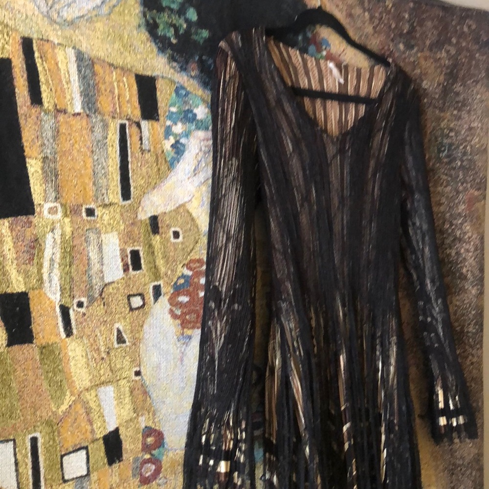 Fancy black lace blouse